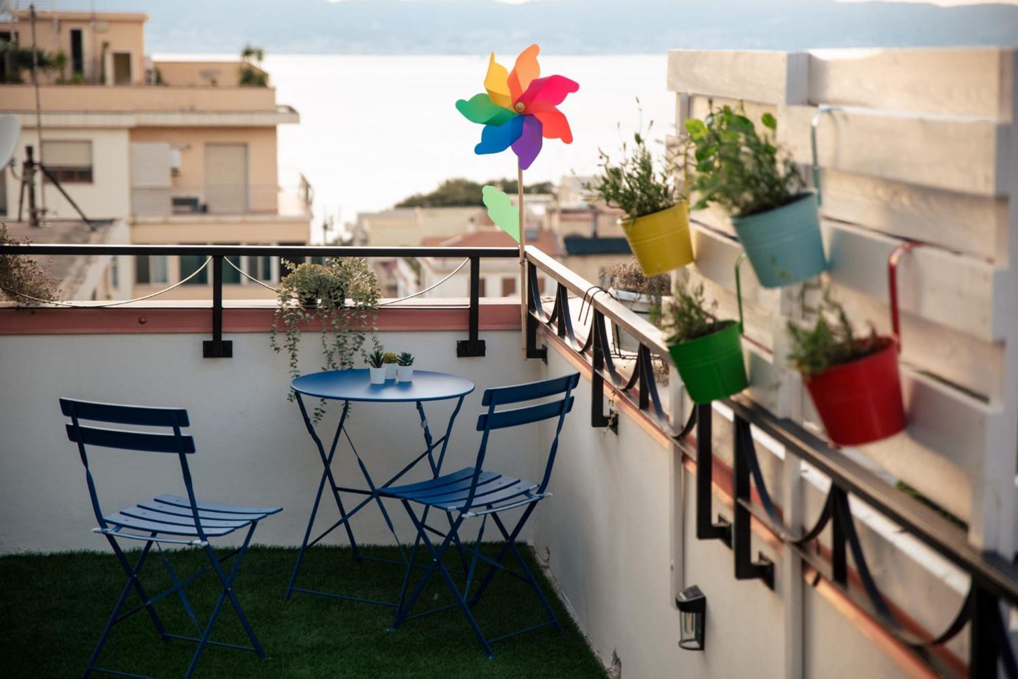 B&B Fuori Squadro - In Centro Con Terrazza Relax Vista Mare Reggio Calabria Exterior photo